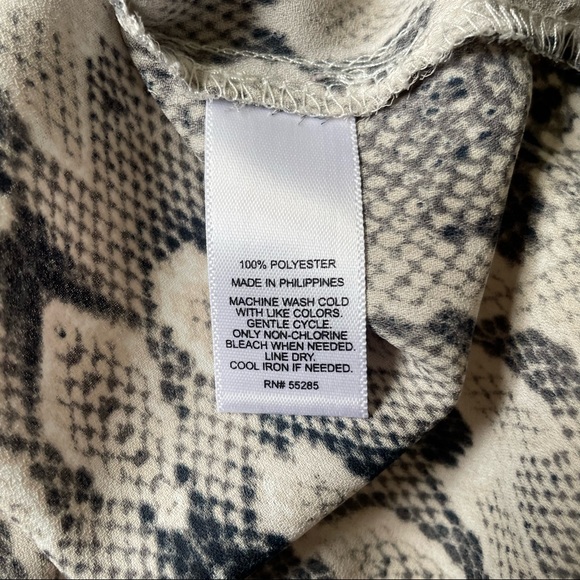 Express Portofino Snake Print Woman Shirt - Picture 2 of 6